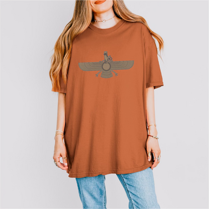 Fravashi Universe cotton graphic T-shirt