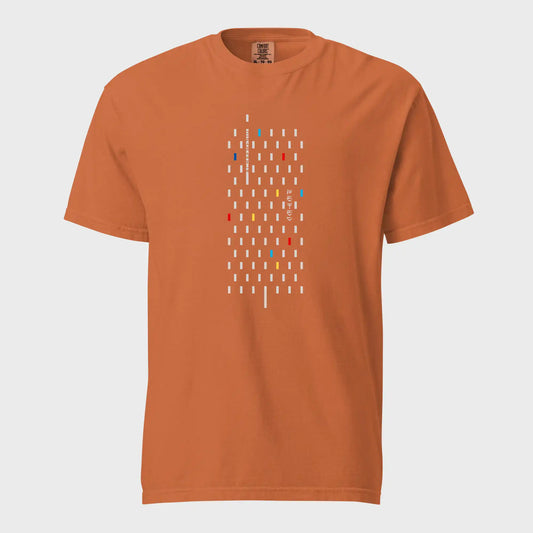 PARSLEX - Achaemenid Flame cotton graphic T-shirt