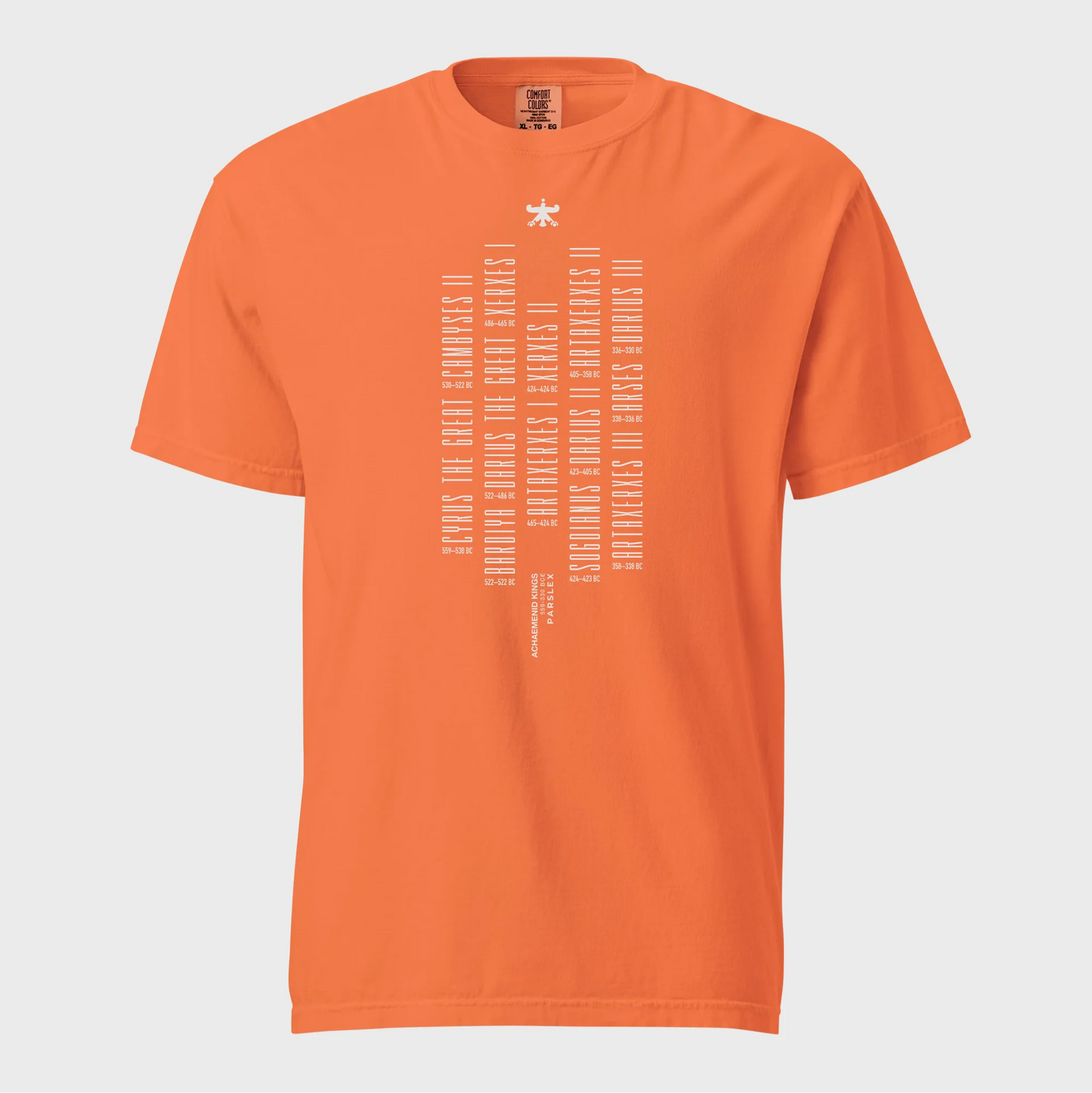 PARSLEX - 559–330 BCE cotton graphic T-shirt