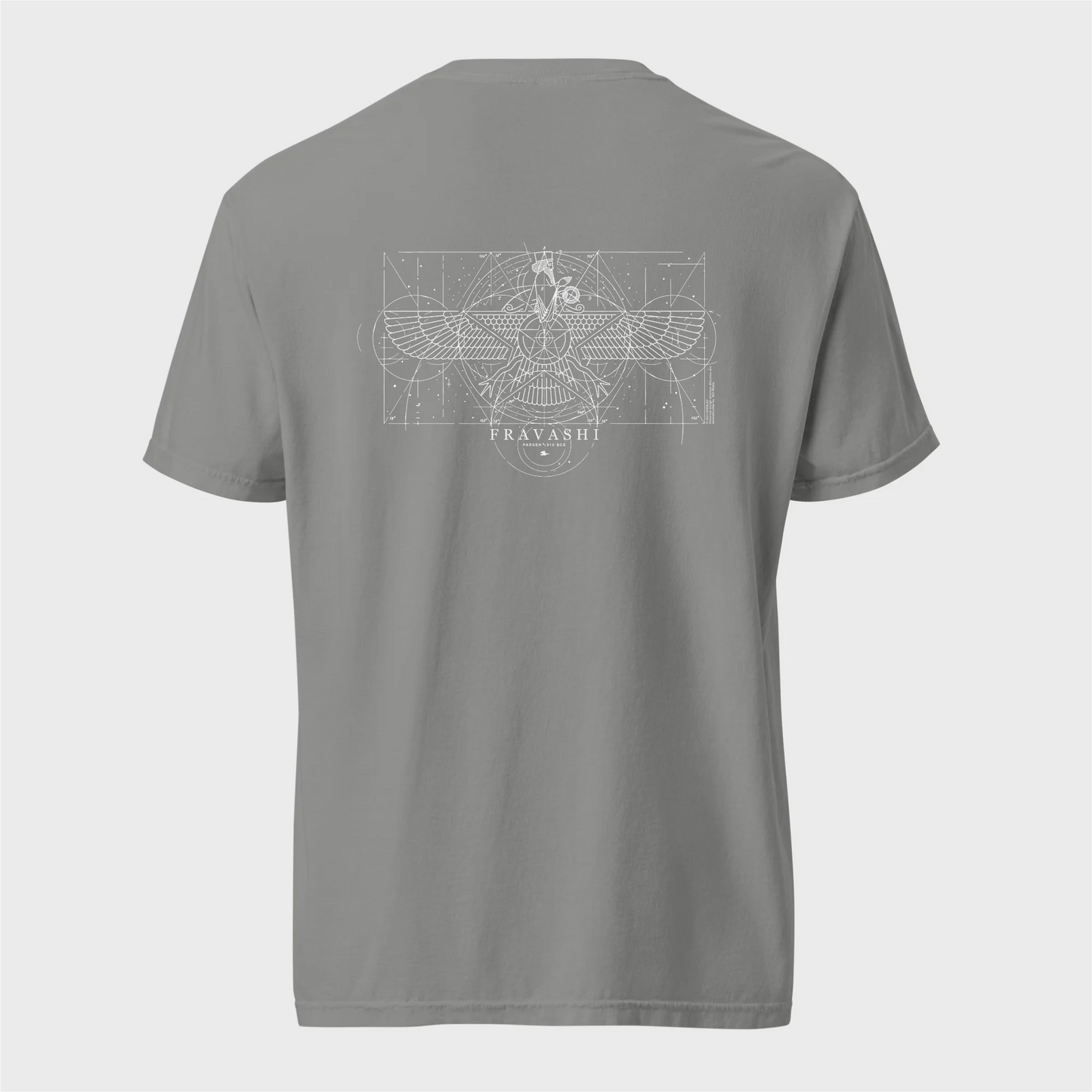 Fravashi Grid cotton graphic T-shirt