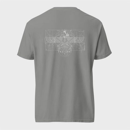 Fravashi Grid cotton graphic T-shirt