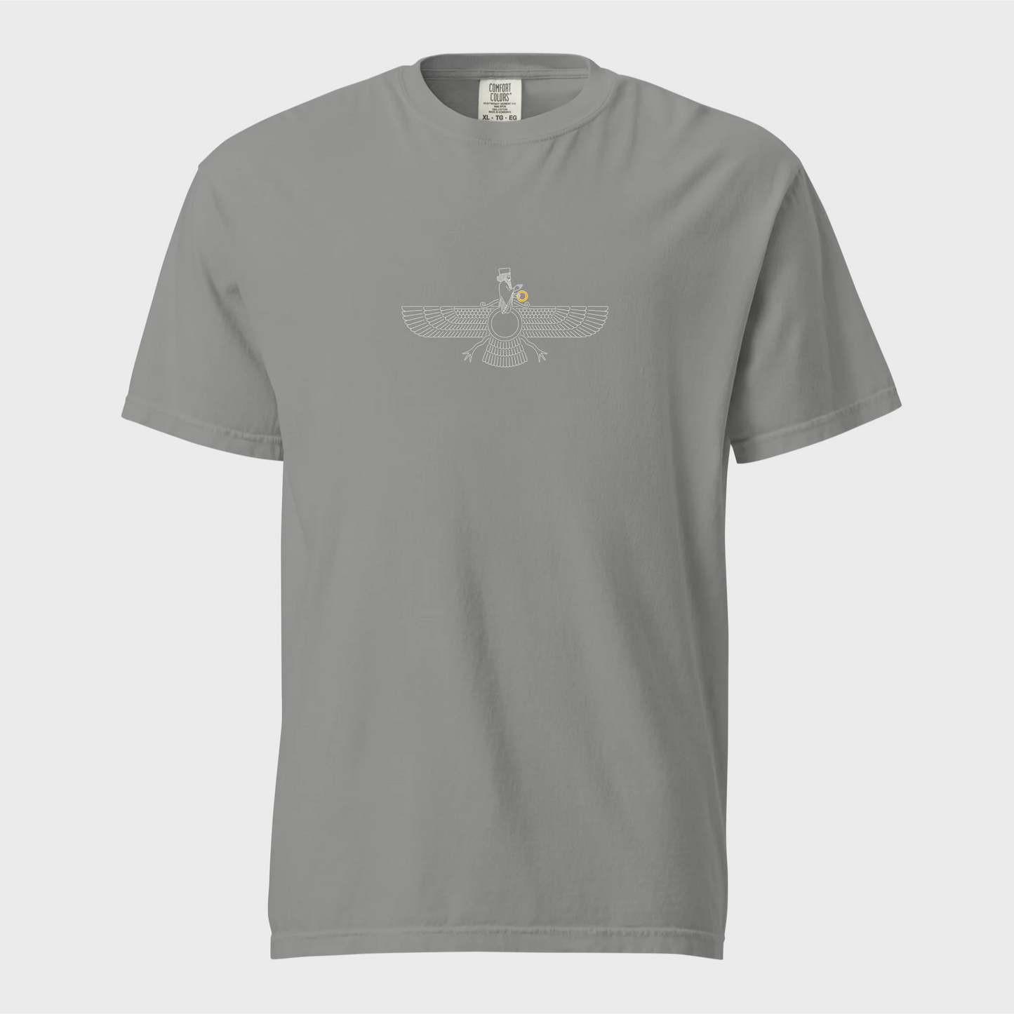 Fravashi Grid cotton graphic T-shirt