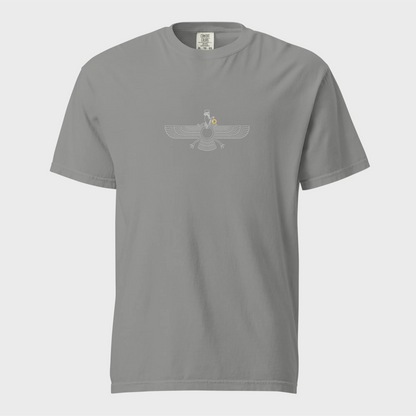 Fravashi Grid cotton graphic T-shirt