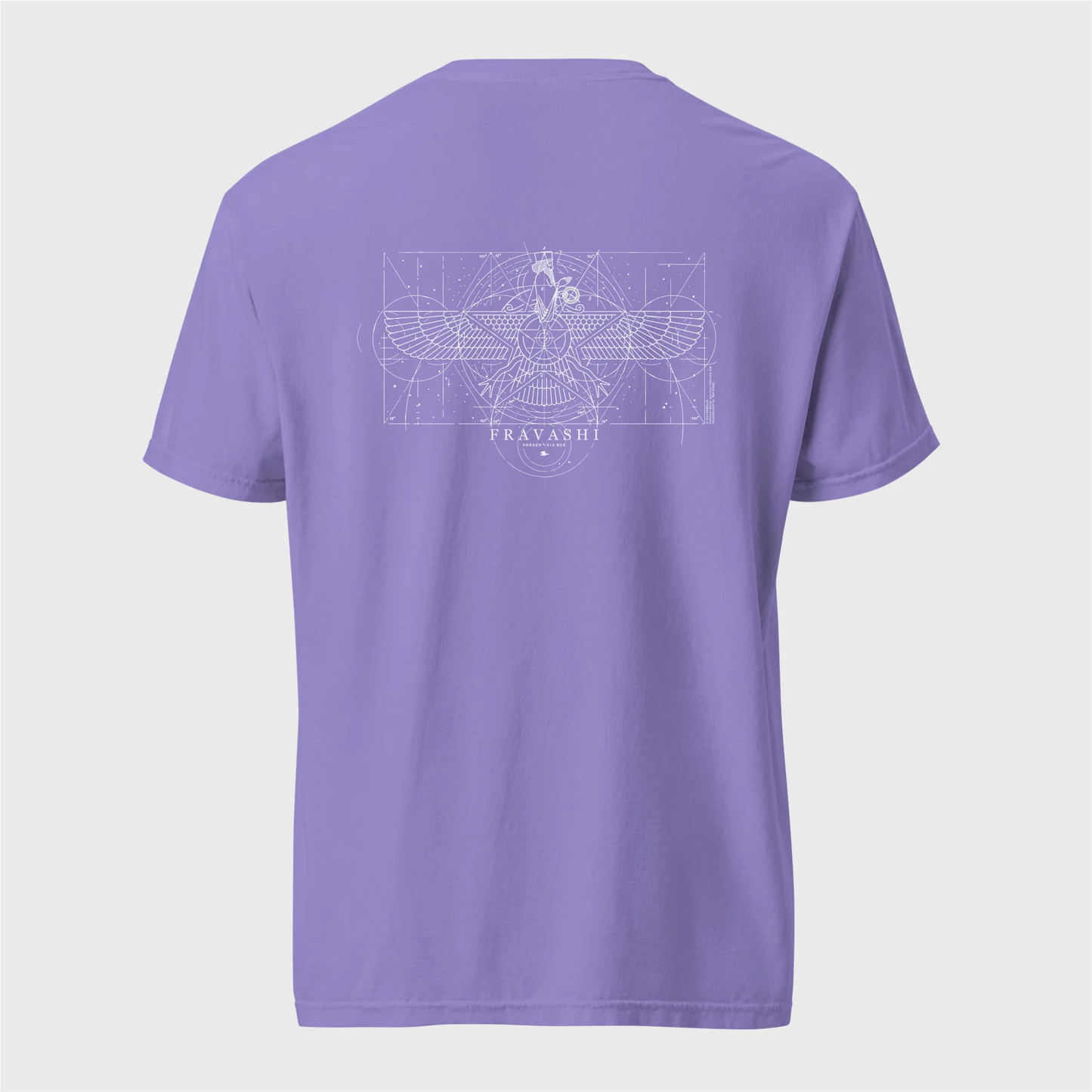 Fravashi Grid cotton graphic T-shirt