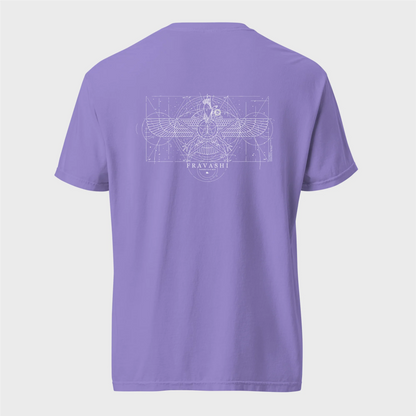 Fravashi Grid cotton graphic T-shirt