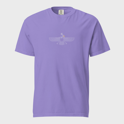 Fravashi Grid cotton graphic T-shirt