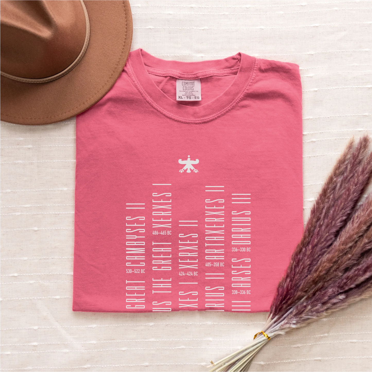 PARSLEX - 559–330 BCE cotton graphic T-shirt