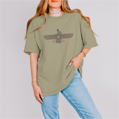 Fravashi Universe cotton graphic T-shirt