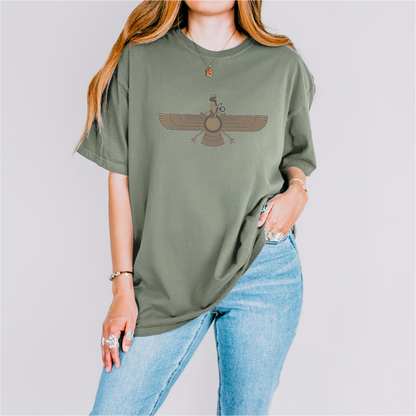 Fravashi Universe cotton graphic T-shirt