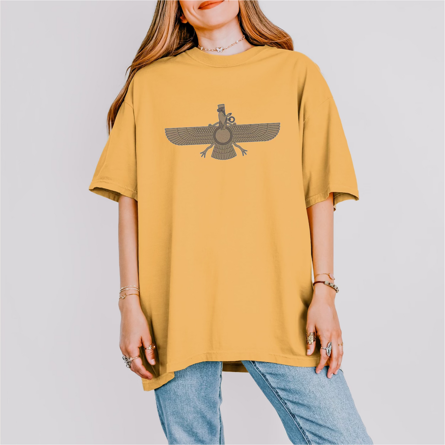 Fravashi Universe cotton graphic T-shirt