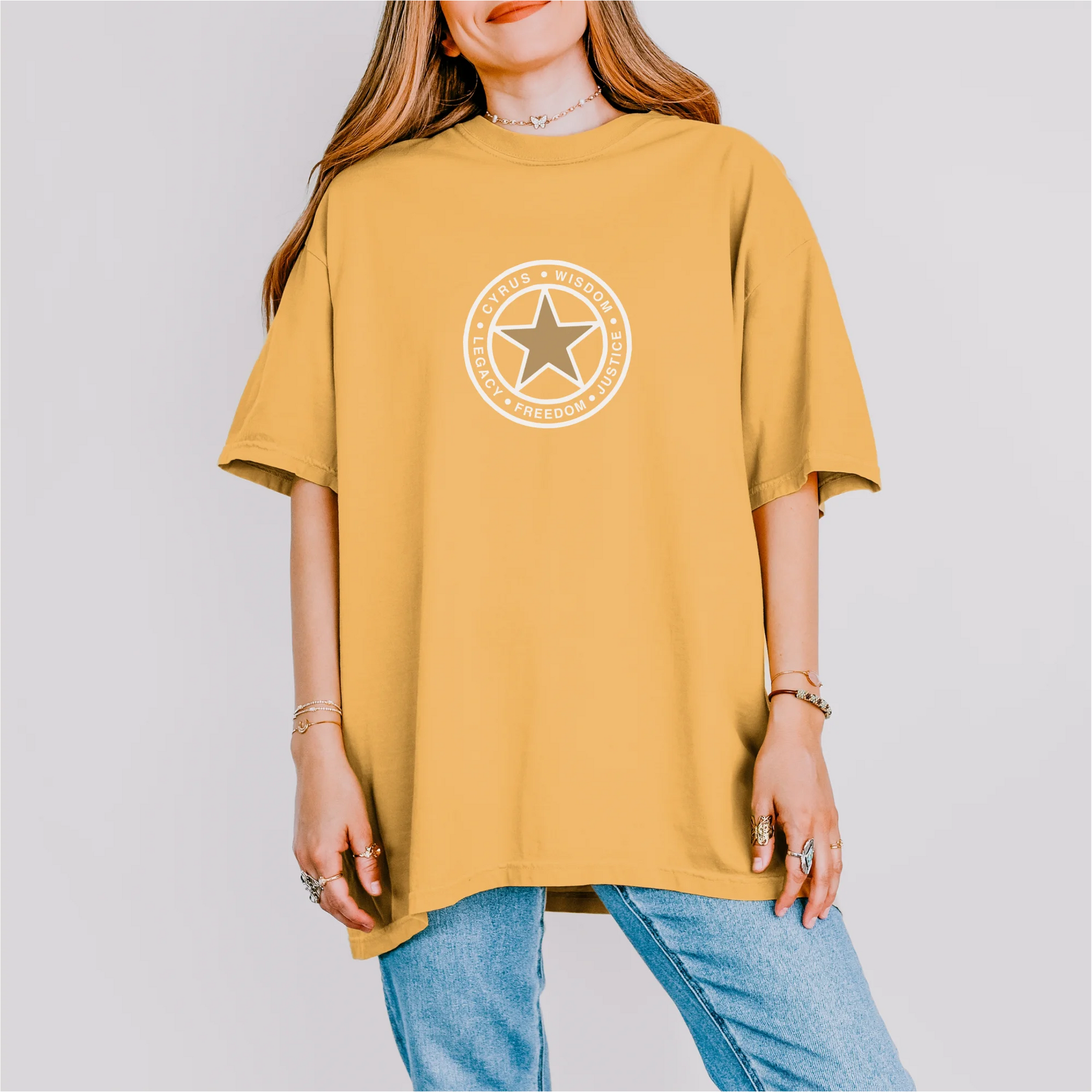 PARSLEX _ Star of Cyrus cotton graphic T-shirt