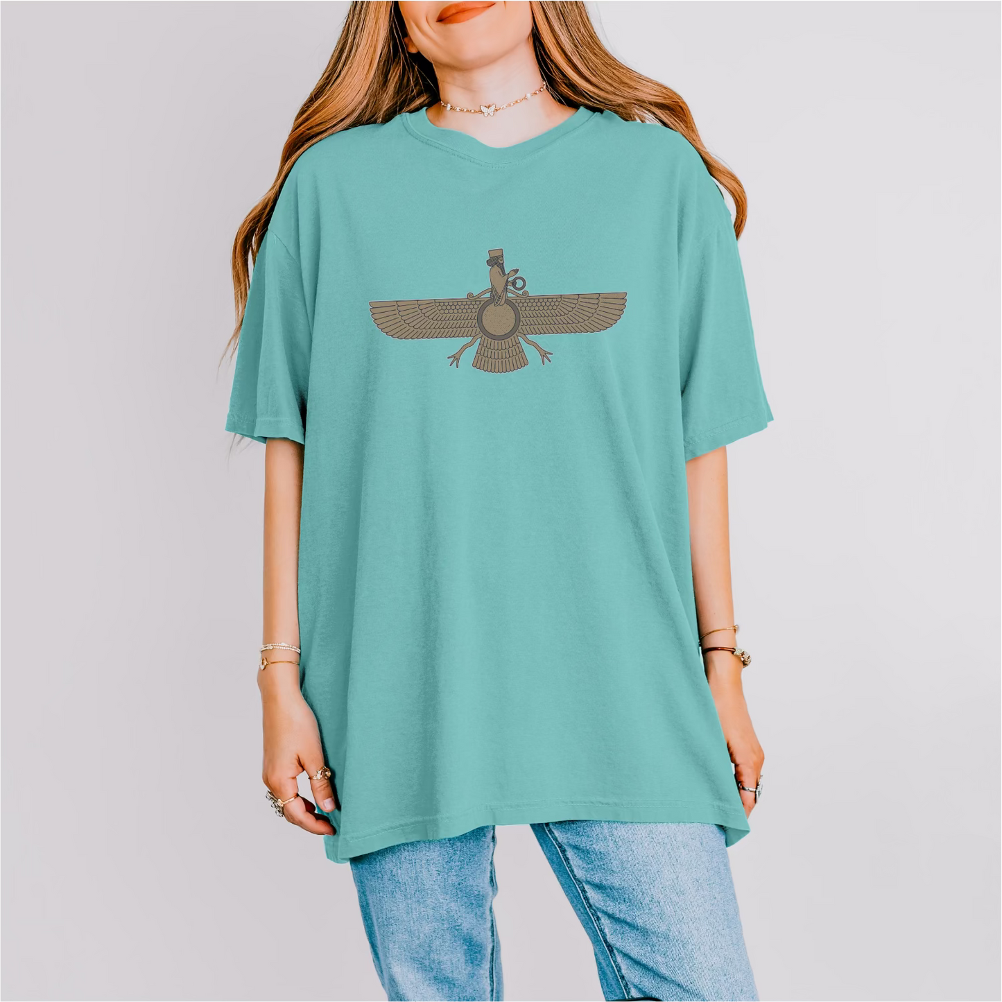 Fravashi Universe cotton graphic T-shirt