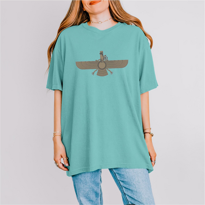 Fravashi Universe cotton graphic T-shirt