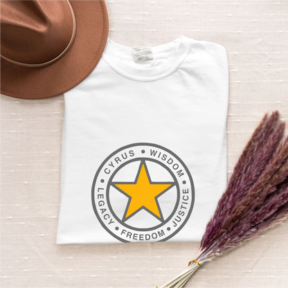 PARSLEX _ Star of Cyrus cotton graphic T-shirt