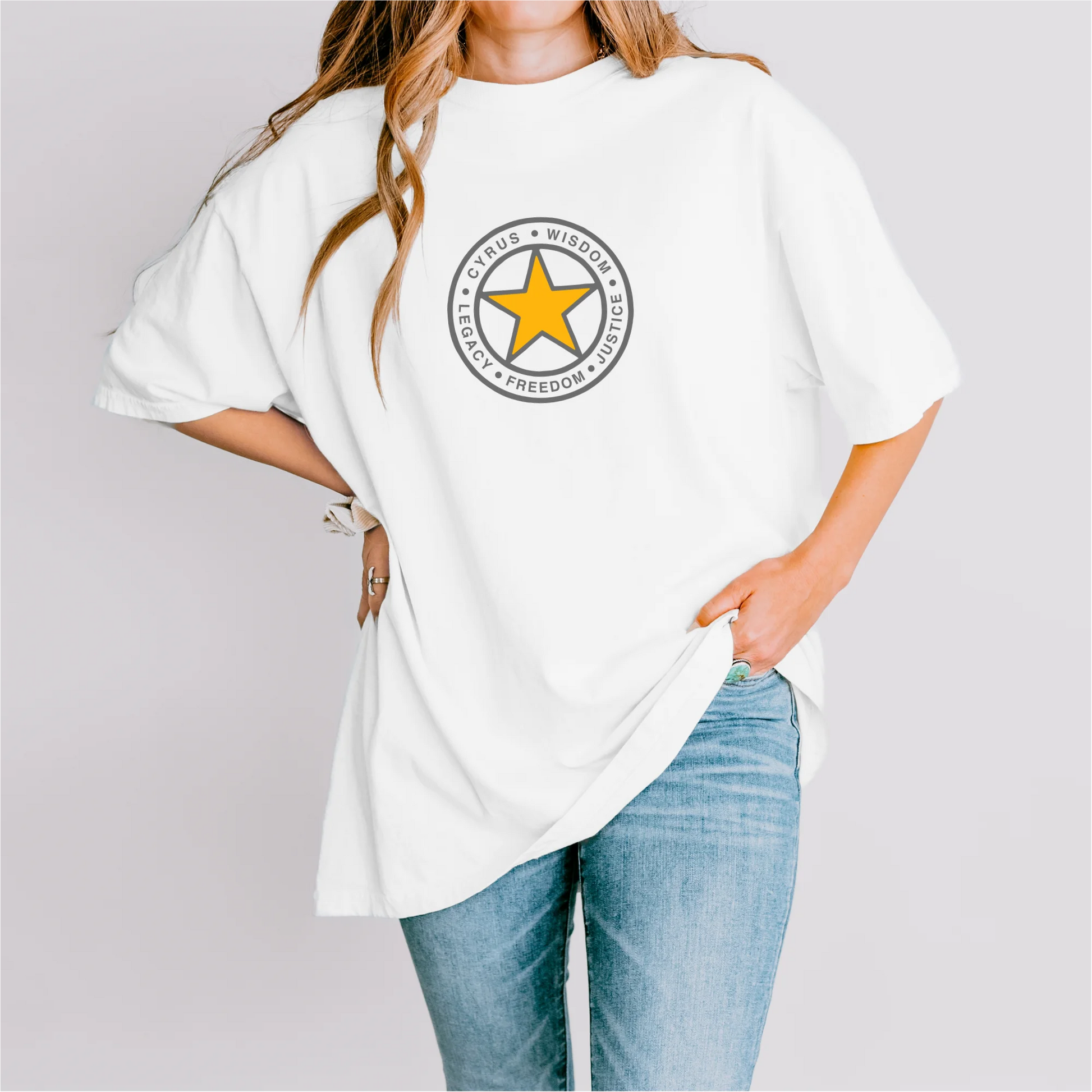 PARSLEX _ Star of Cyrus cotton graphic T-shirt