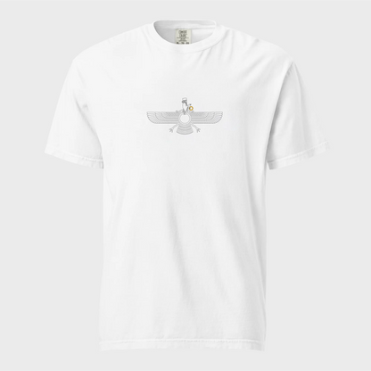 Fravashi Grid cotton graphic T-shirt